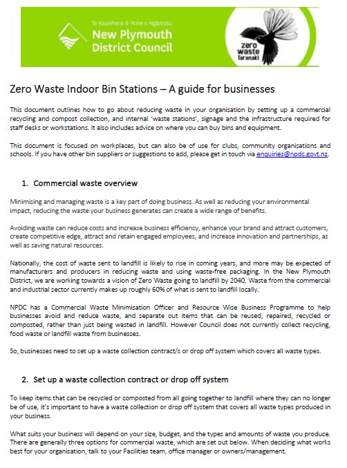 Zero Waste indoor bin guide first page.JPG