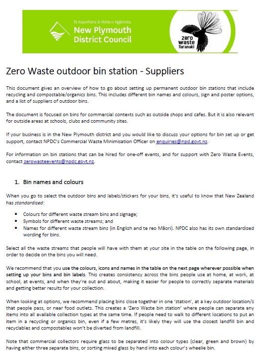 Zero Waste outdoor bin guide first page.JPG